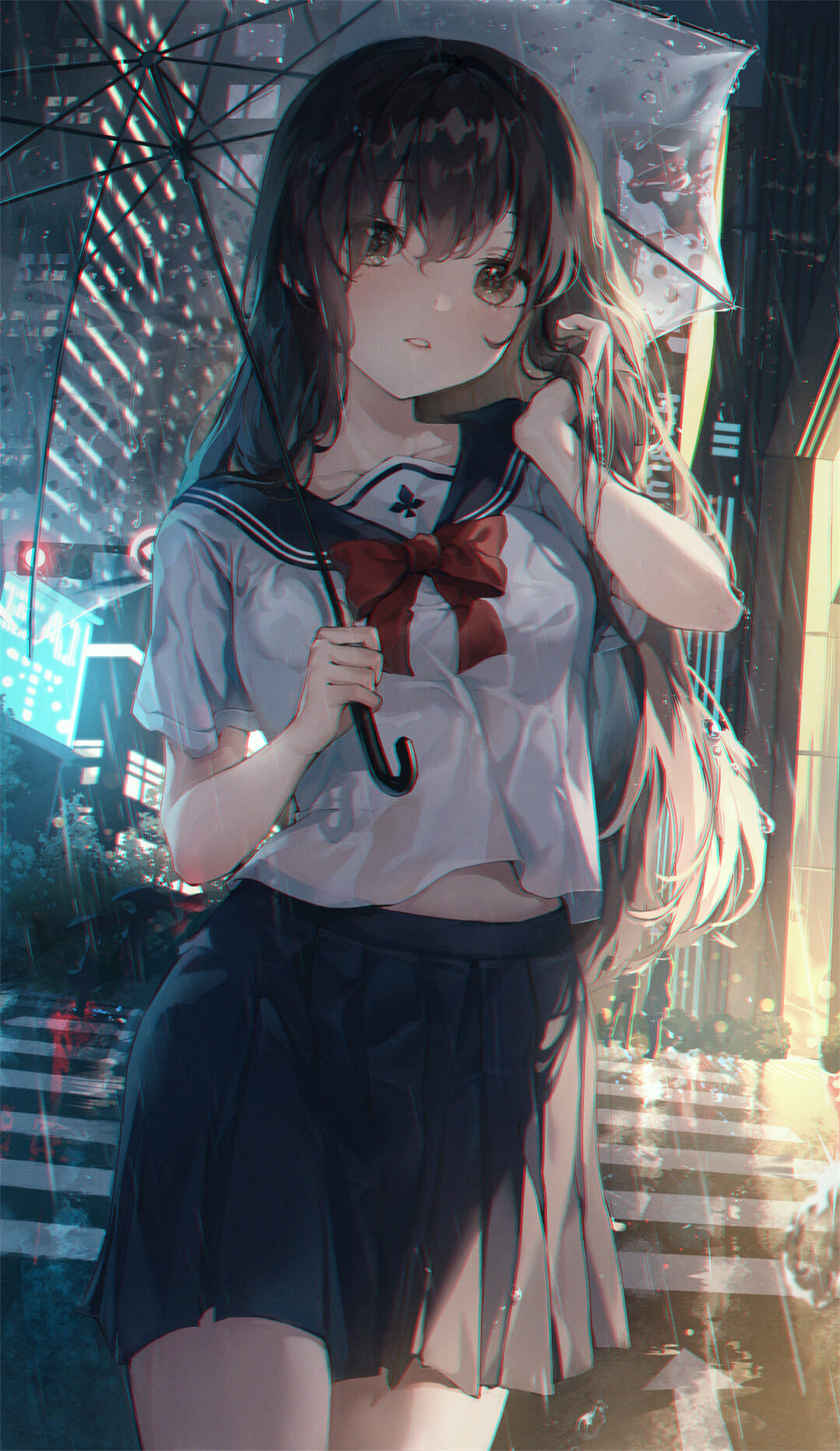 炎热夏日 来根雪糕吧 JK少女 韩国画师ttosom的插画作品