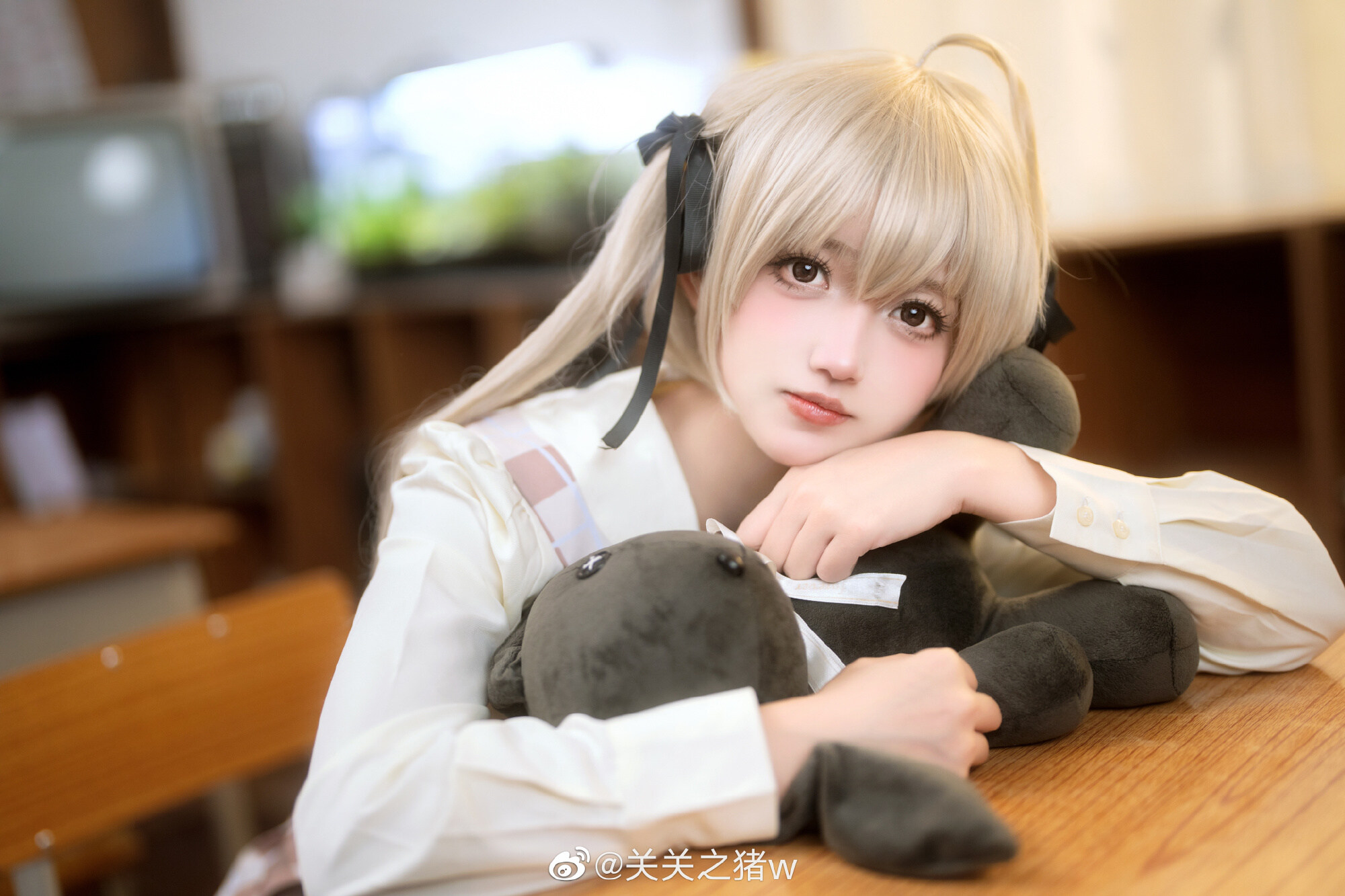 缘之空 穹妹校服 魔法收音机本机 拍的好呀！