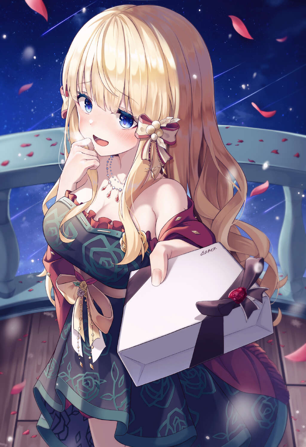 MIKU 小黄毛 白色连衣裙 日本画师Sira的插画作品推荐