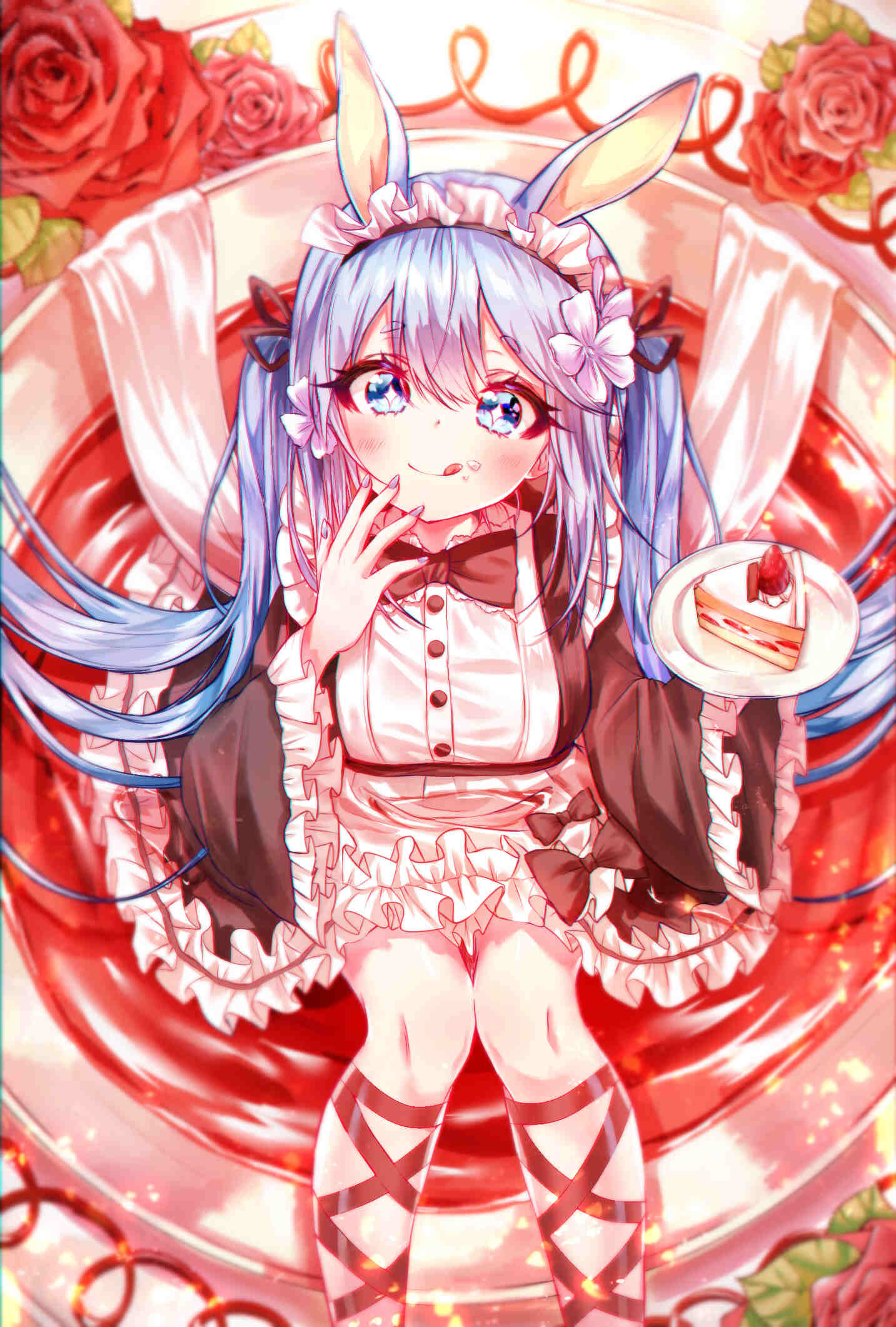 白丝少女 白洲梓 飞鸟马时 日本插画师MILTEA的美图壁纸
