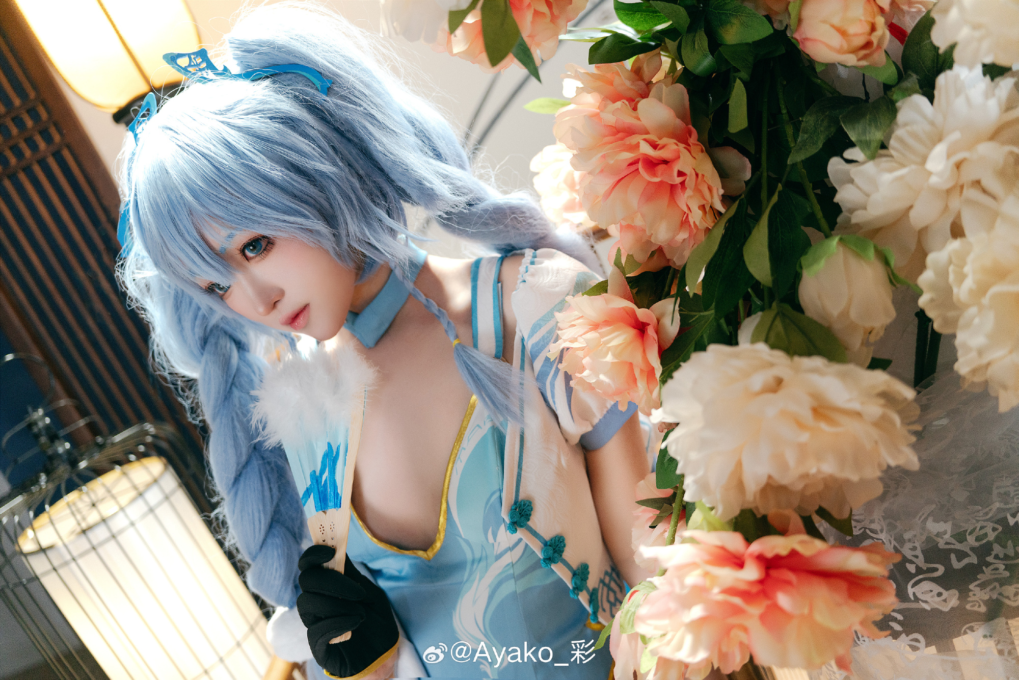 看不出你有这种兴趣呢，指挥官。少女前线 PA-15 翠雀媚@Ayako_彩 COSPLAY-第5张