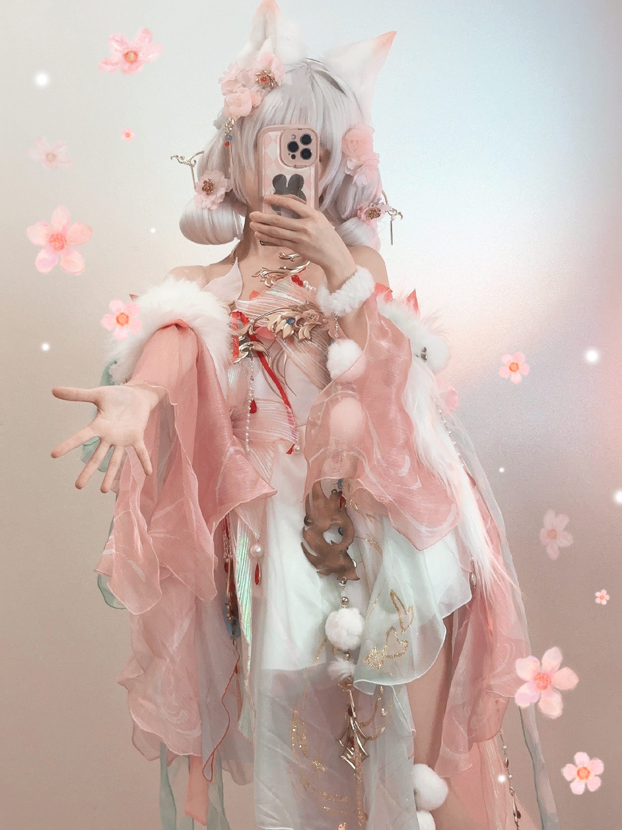 天谕手游联动狐妖小红娘@可以吃的小奶糖 COSPLAY-第5张