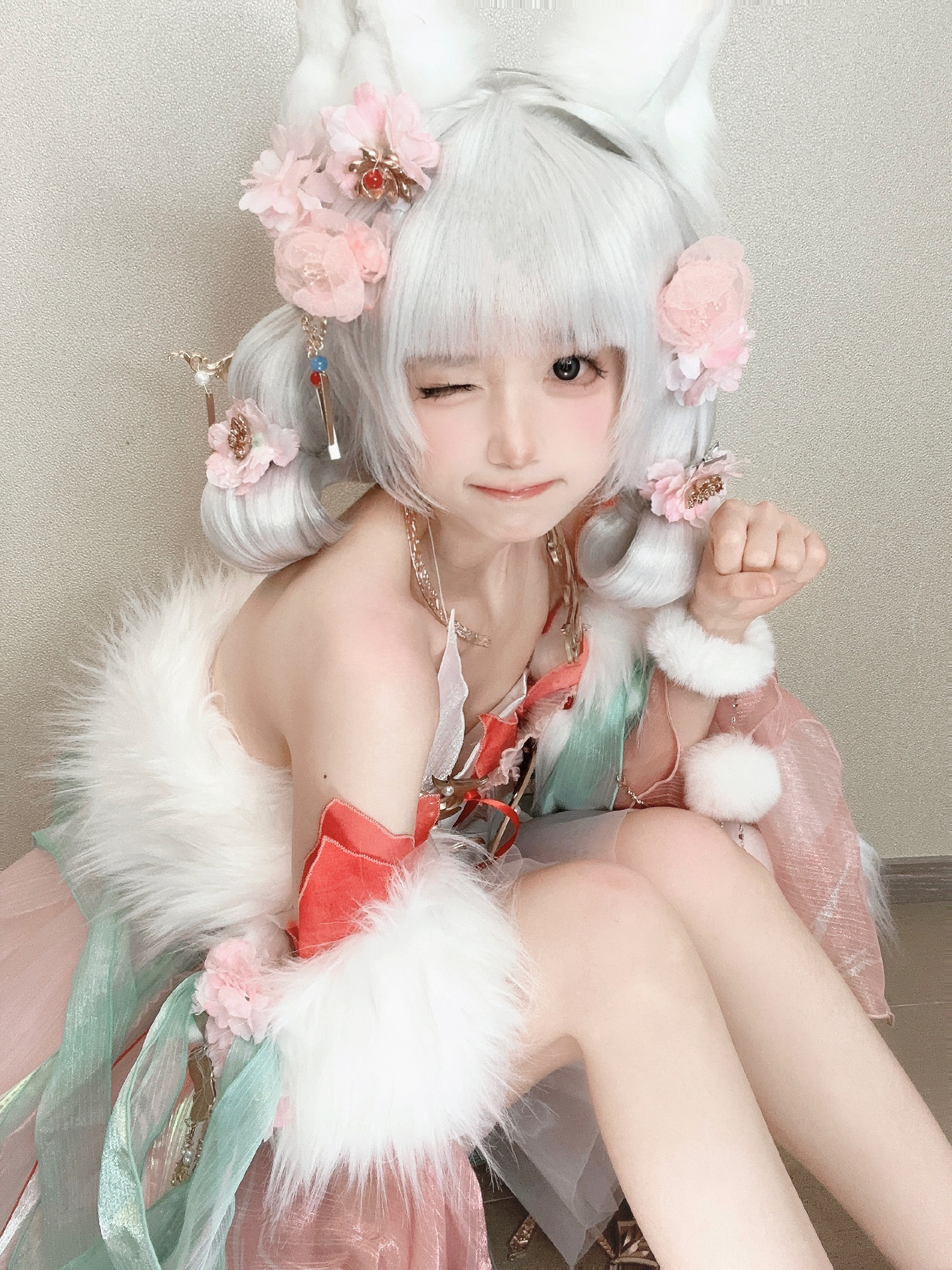 天谕手游联动狐妖小红娘@可以吃的小奶糖 COSPLAY-第8张