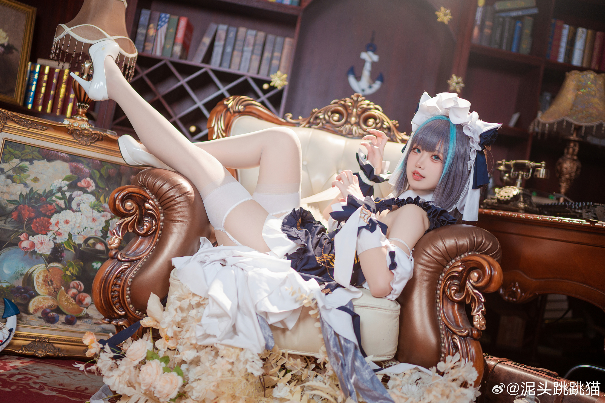 亲爱的，嘿！这是今天份的爱的拥抱哦～ 碧蓝航线@泥头跳跳猫 COSPLAY-第5张