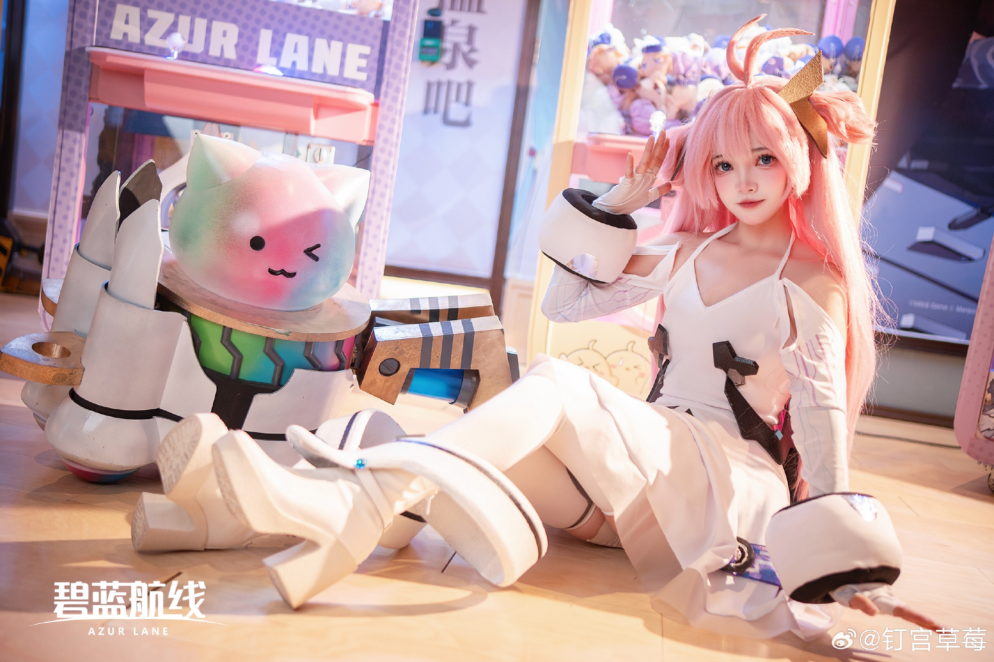 cosplay 指挥官～欢迎回港！碧蓝航线@钉宫草莓 COSPLAY-第7张