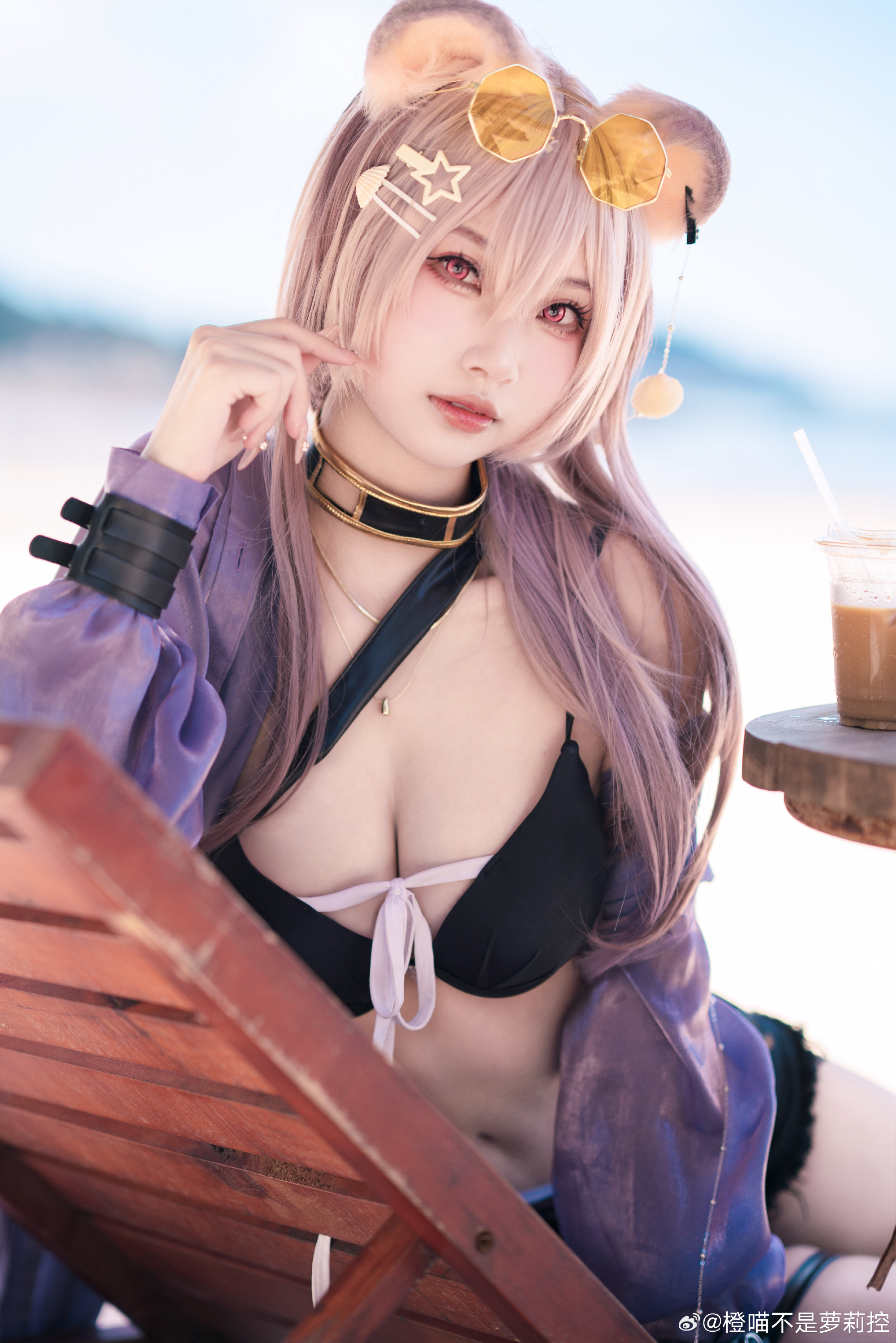 鼠鼠我啊，上班去不了cj呢 明日方舟 林雨霞@橙喵不是萝莉控 COSPLAY-第4张