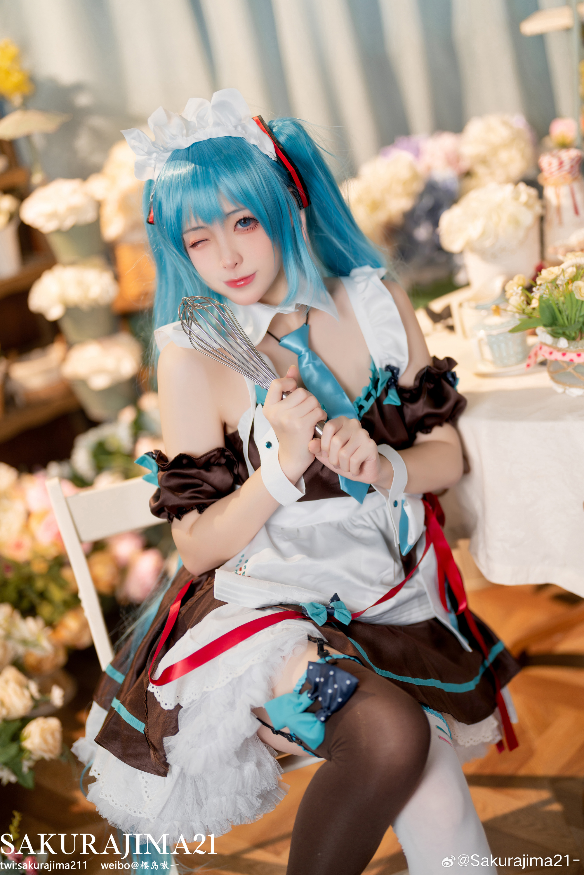 COSPLAY miku巧克力女仆@Sakurajima21- COSPLAY-第1张