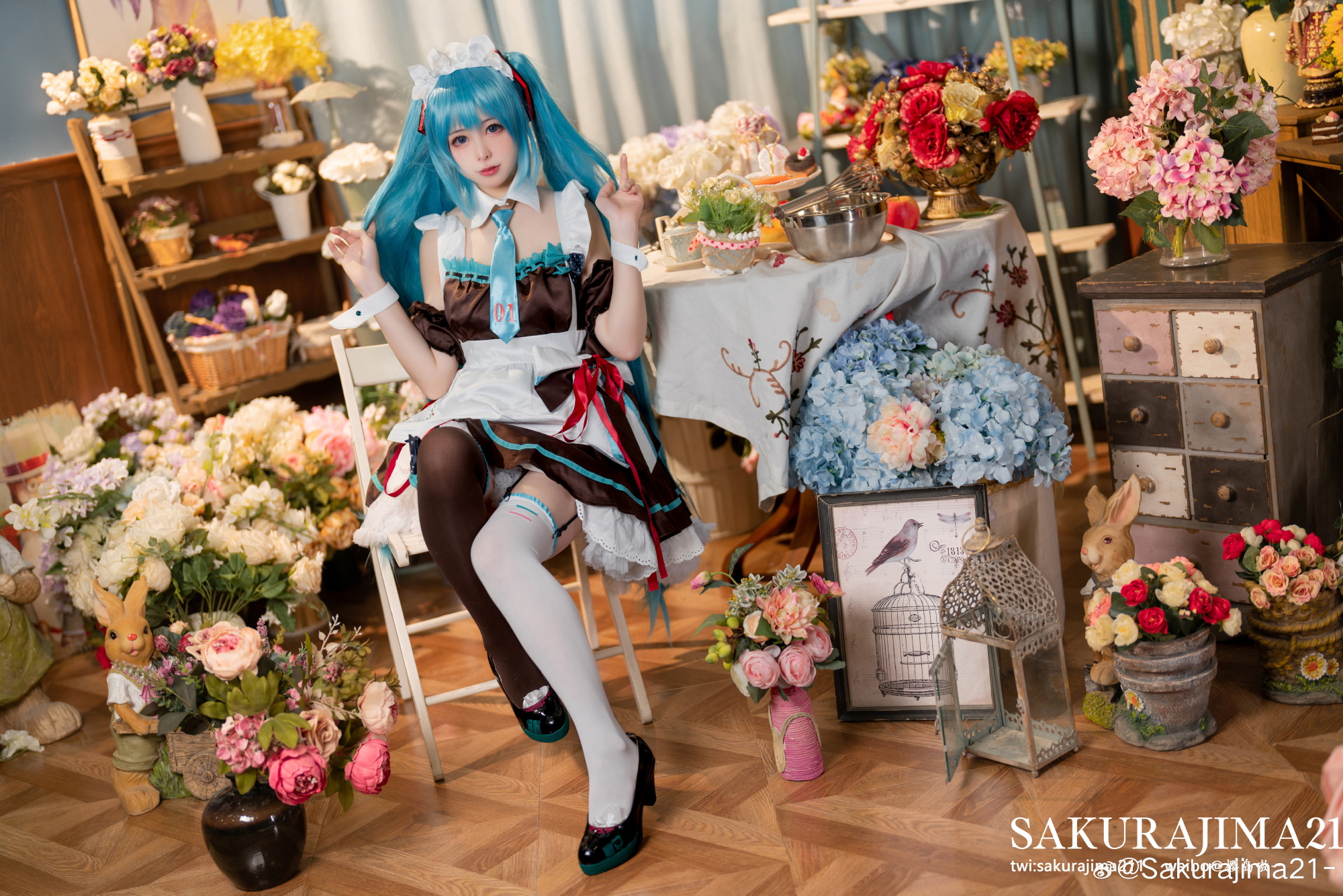 COSPLAY miku巧克力女仆@Sakurajima21- COSPLAY-第9张