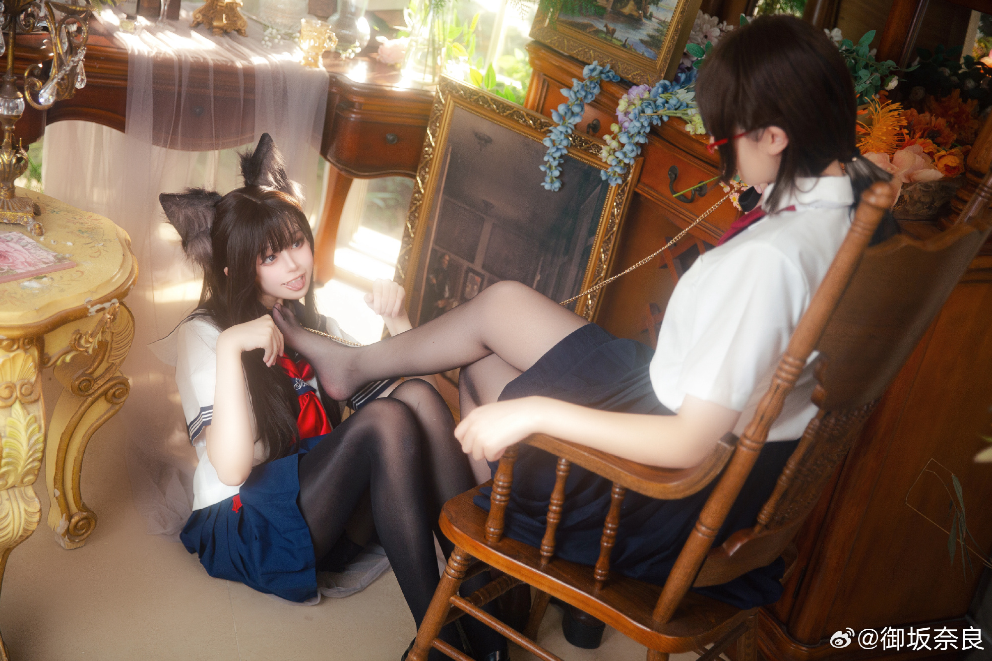 我不在乎这个，只要能够永远跟您在一起………♡ 少女写真 JK@御坂奈良 JK-第3张