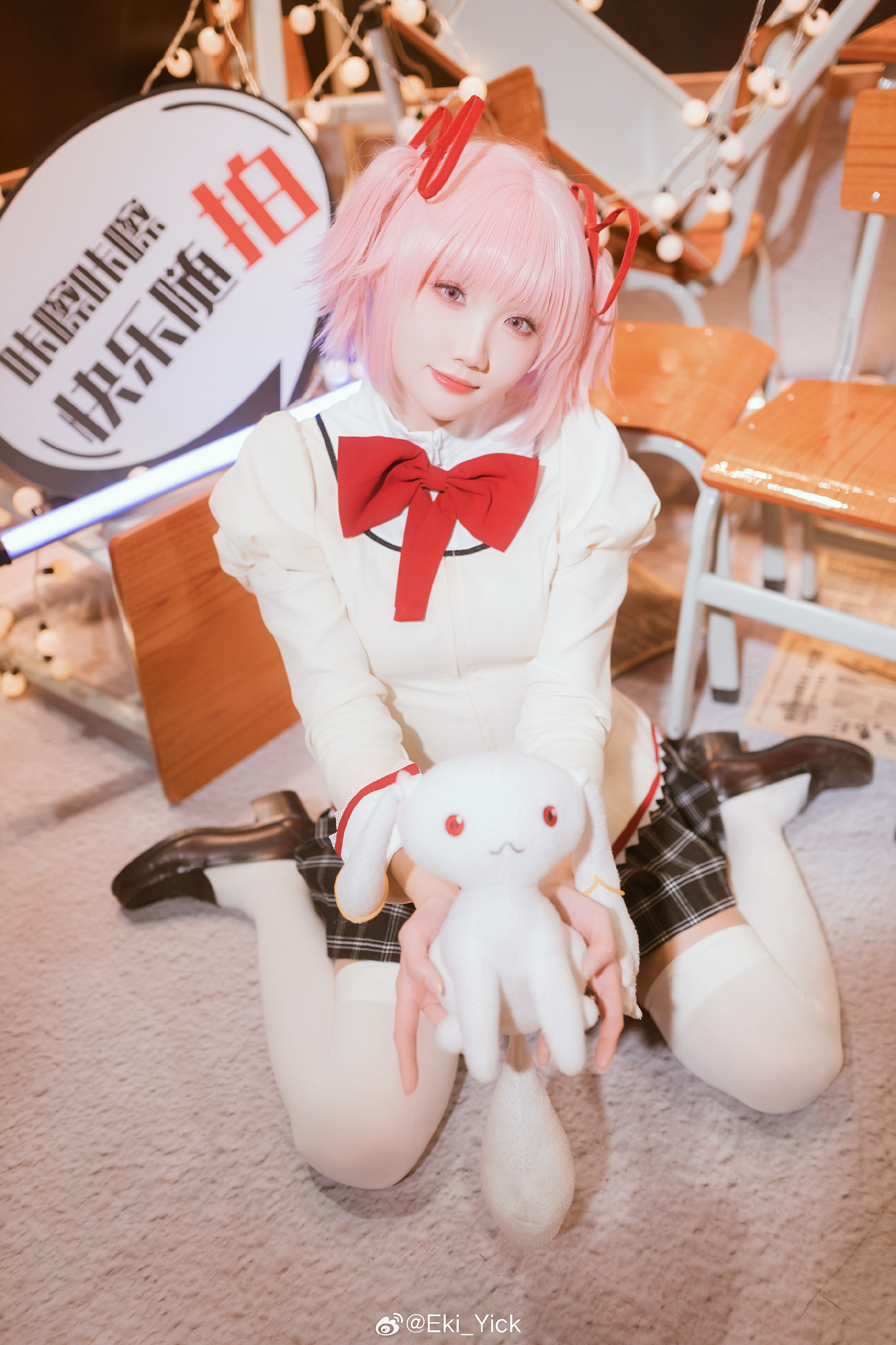 COSPLAY 魔法少女小圆@瓜希酱 COSPLAY-第6张