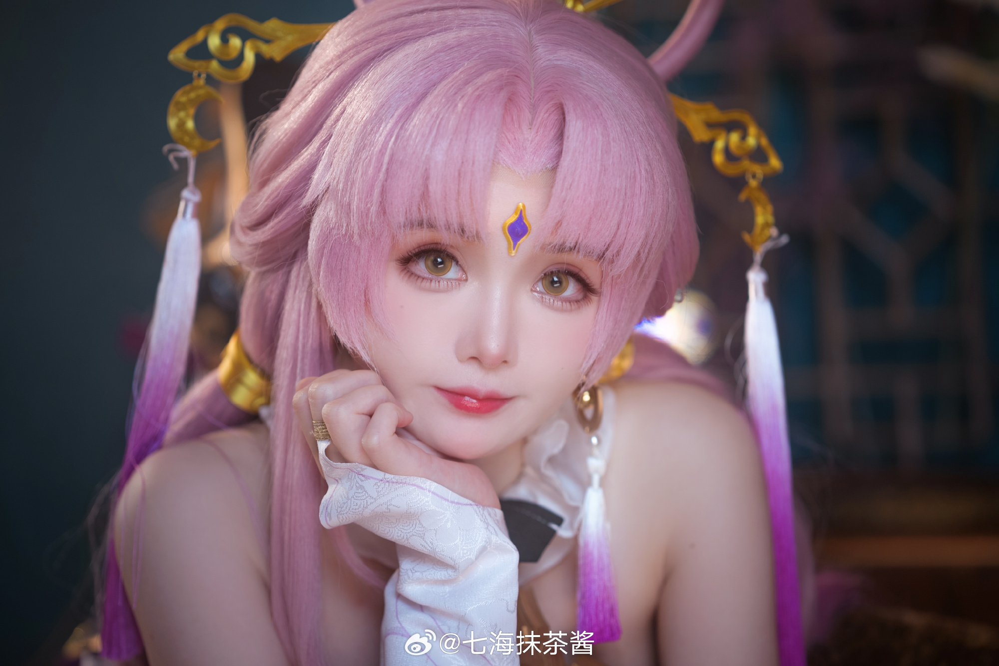 你的一举一动，早在法眼观测之内……崩坏:星穹铁道 符玄cos@七海抹茶酱 COSPLAY-第10张