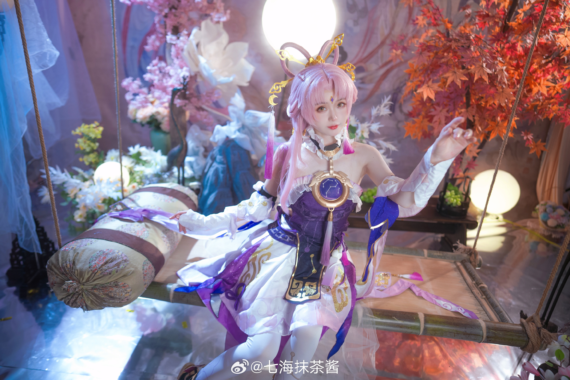 你的一举一动，早在法眼观测之内……崩坏:星穹铁道 符玄cos@七海抹茶酱 COSPLAY-第1张