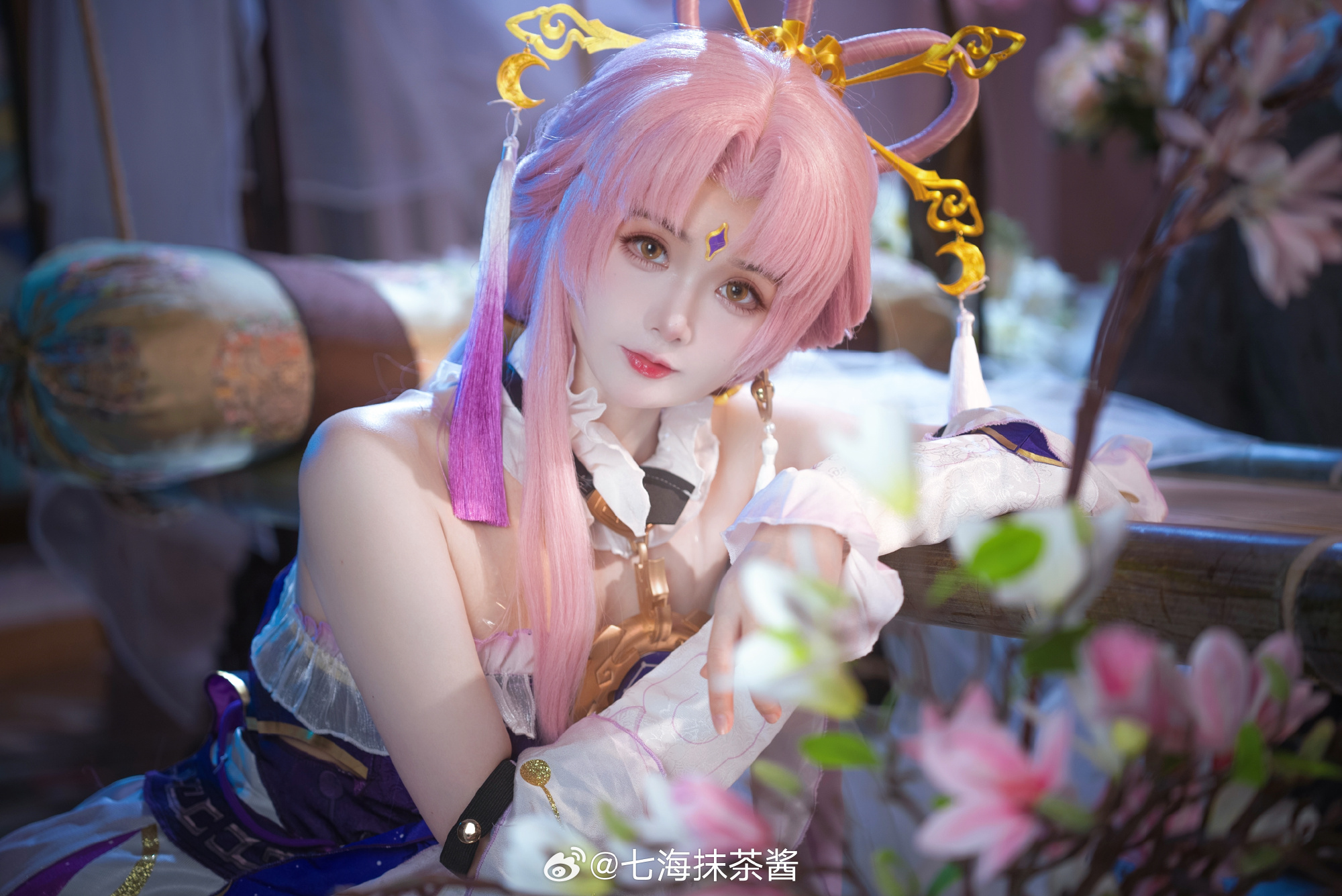 你的一举一动，早在法眼观测之内……崩坏:星穹铁道 符玄cos@七海抹茶酱 COSPLAY-第6张