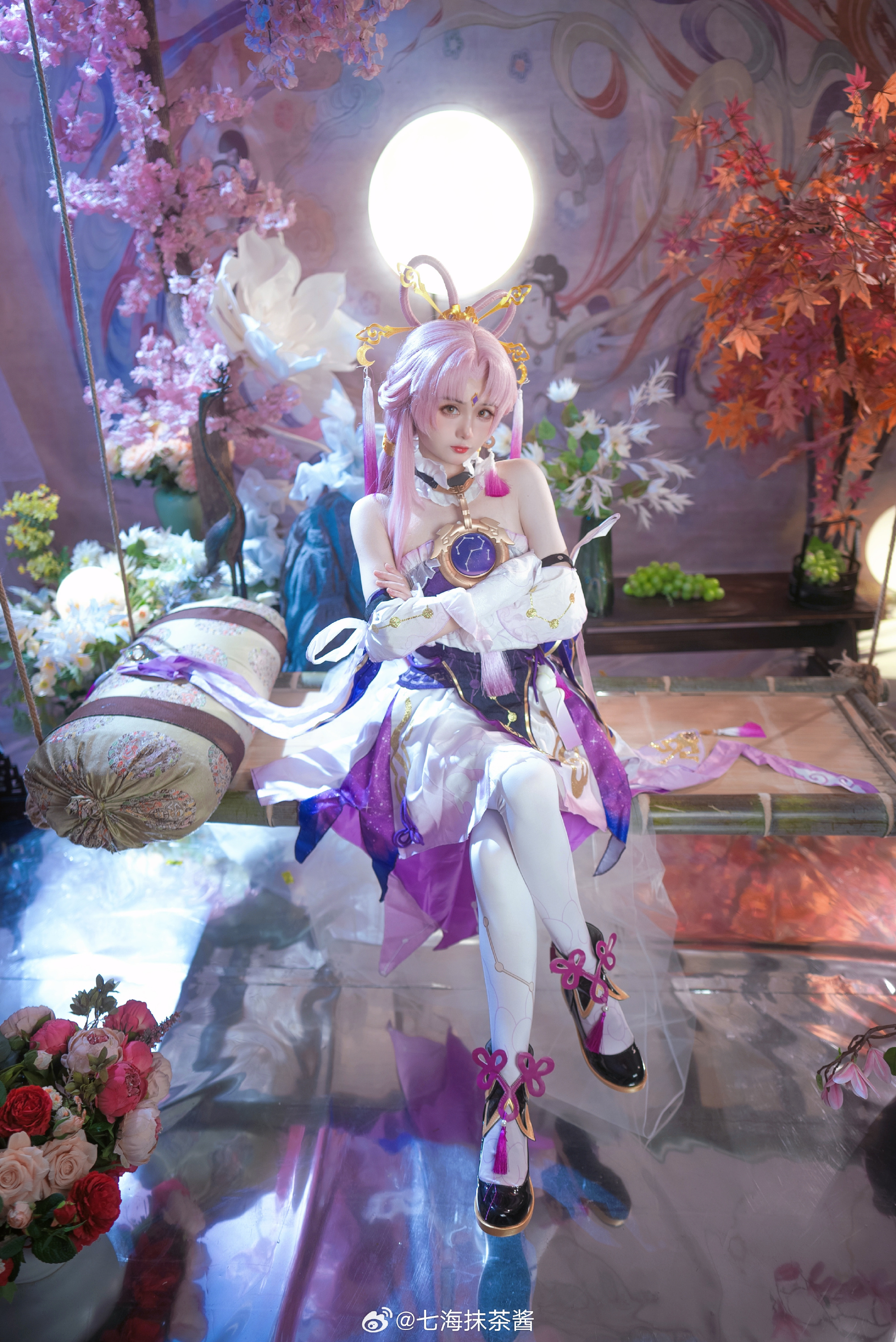 你的一举一动，早在法眼观测之内……崩坏:星穹铁道 符玄cos@七海抹茶酱 COSPLAY-第7张