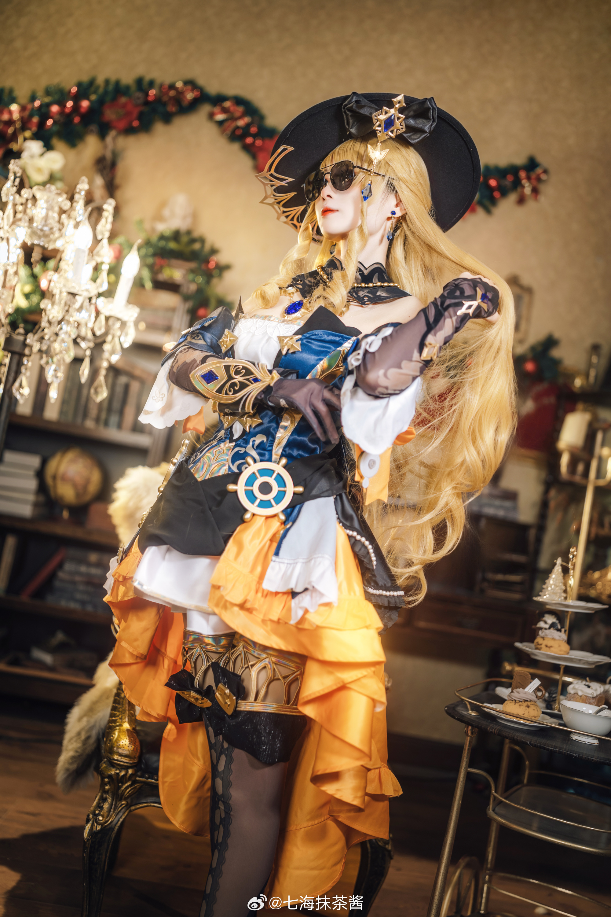 COSPLAY 啊，说到这个，今天要一起喝茶吗？原神 娜维娅@七海抹茶酱 COSPLAY-第11张
