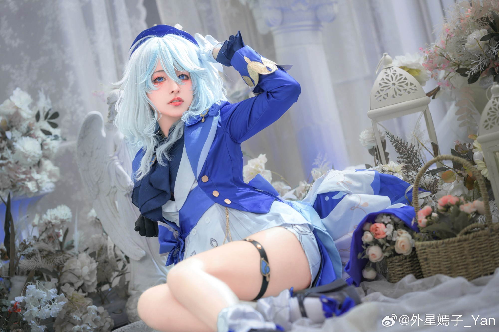 COSPLAY 永世领唱，无尽圆舞 原神 芙宁娜@外星嫣子_Yan COSPLAY-第2张