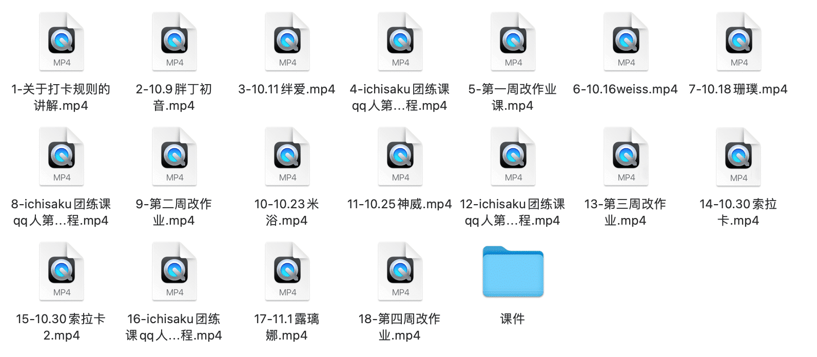 ichisaku日系Q版团练第2期带课件