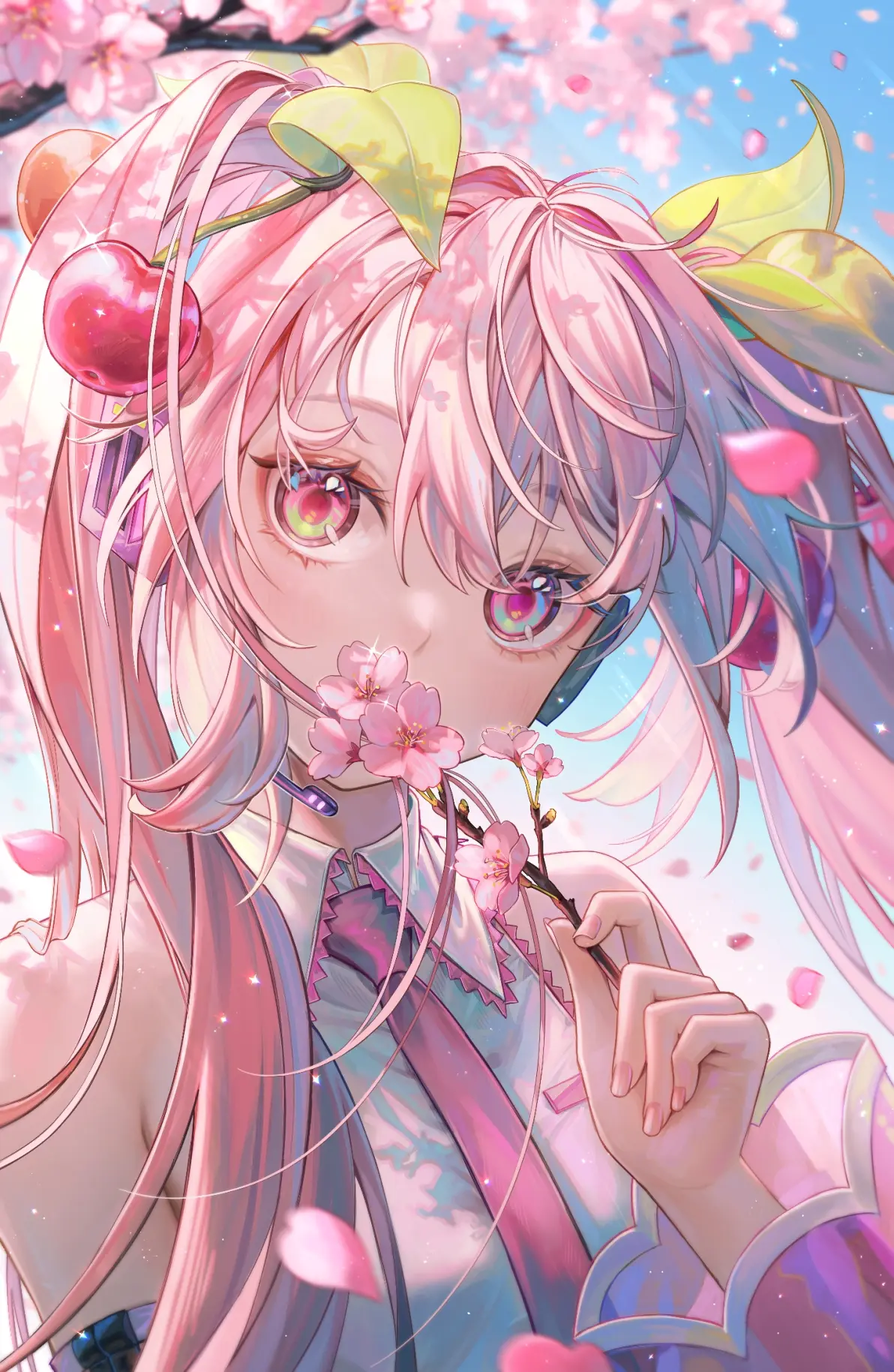 贴近双唇 – 花在嘴边插画特辑