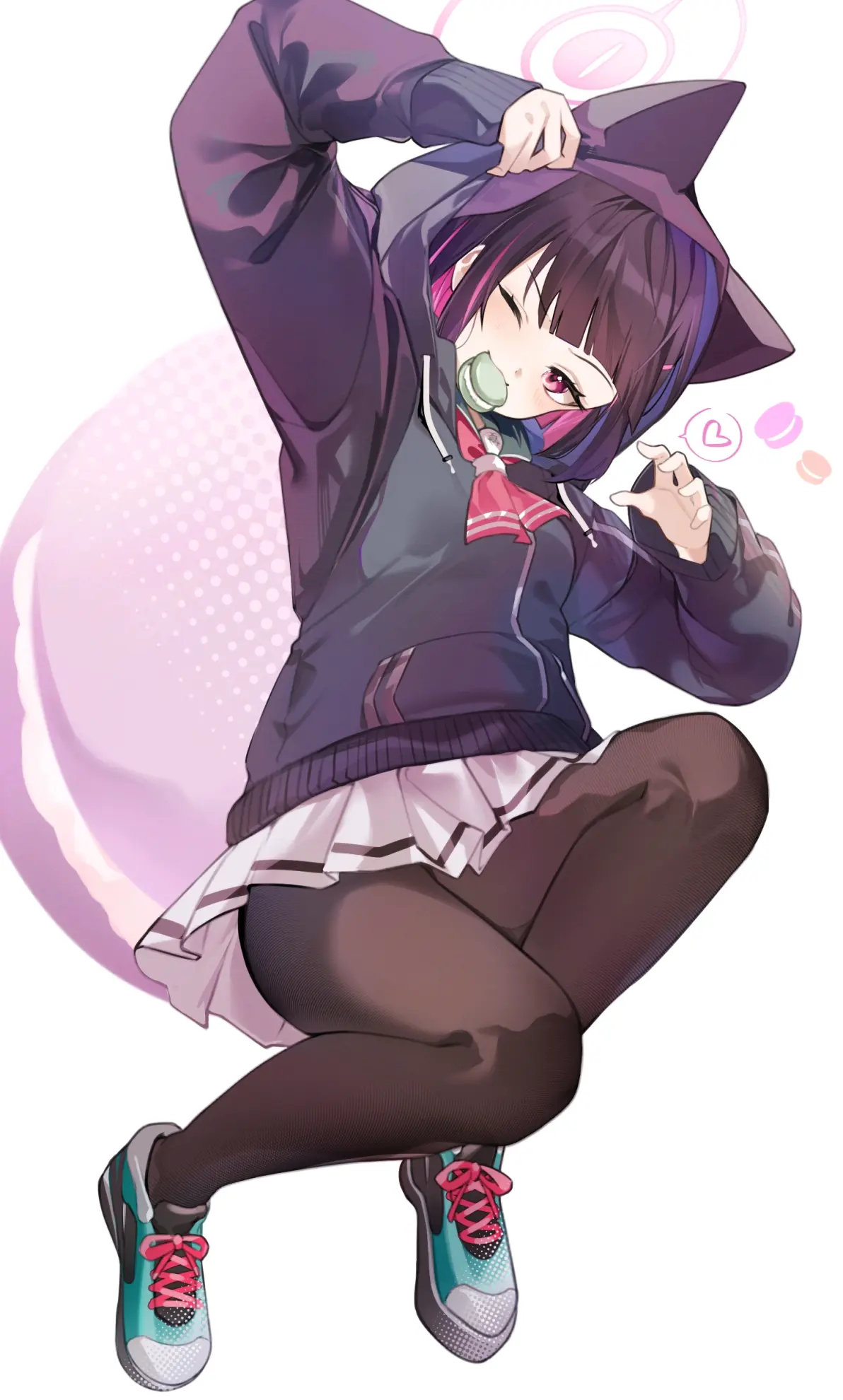 轻松休闲♡ – 校服×开衫卫衣女子插画特辑