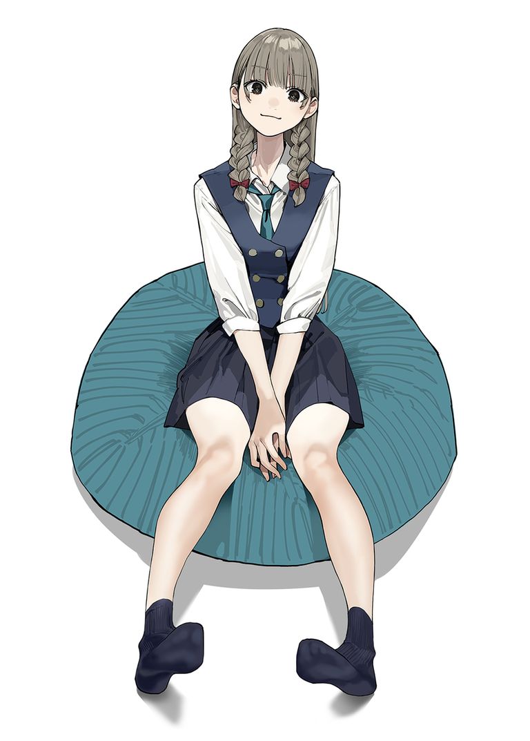 清纯可人/麻花辫女子插画特辑