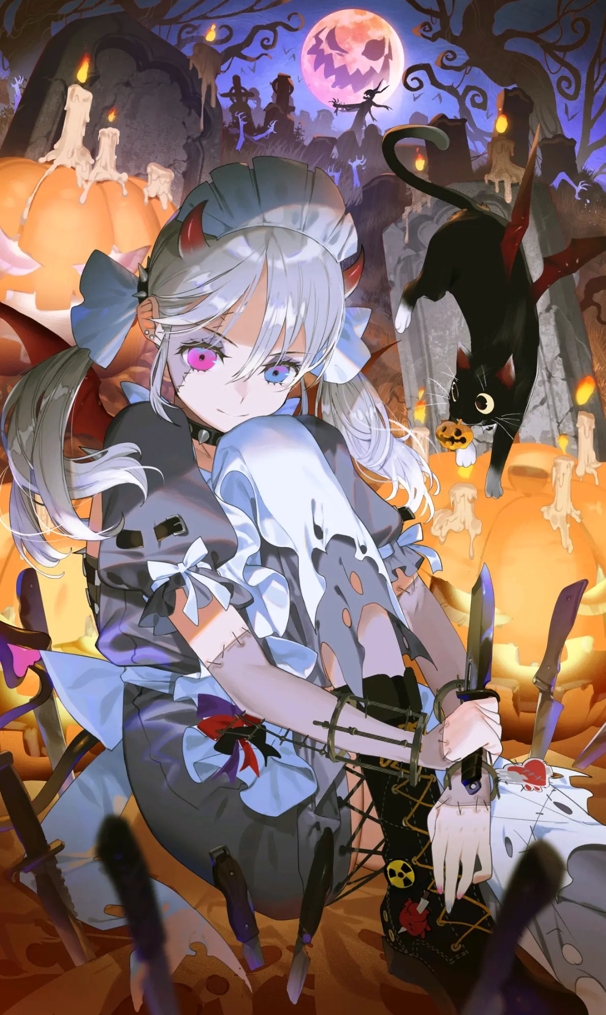 异彩夺目 – 异色瞳女子插画特辑