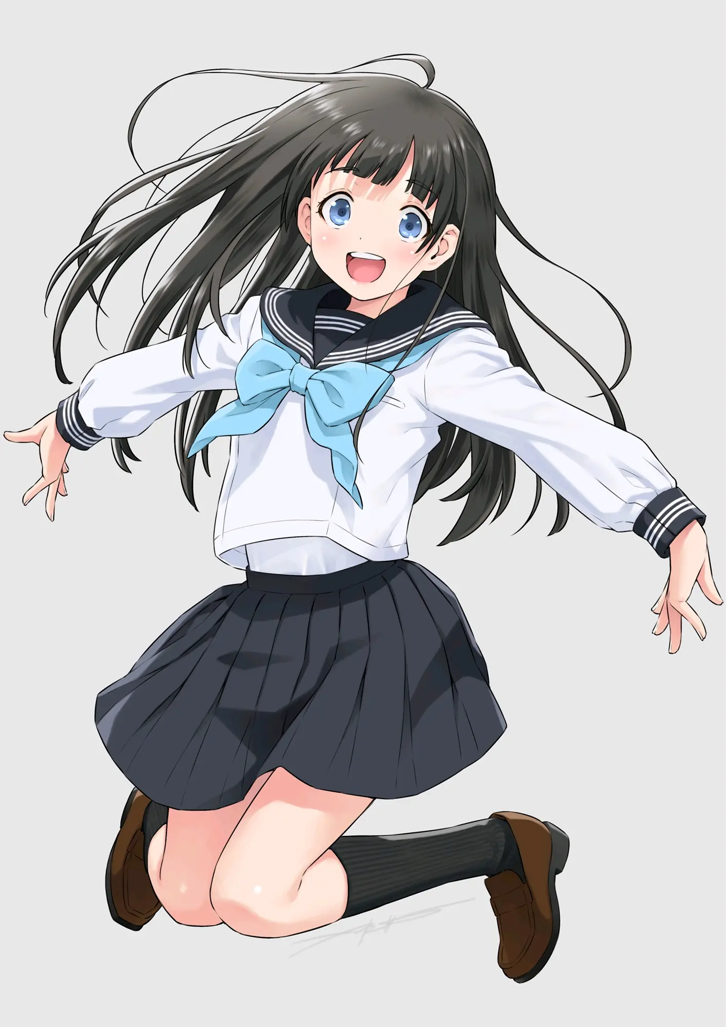 与校服绝配♡ – 乐福鞋插画特辑
