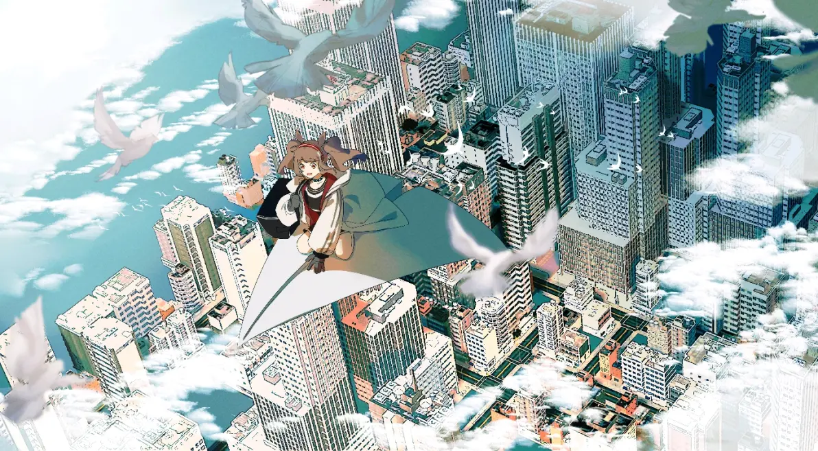 随风飞舞/纸飞机插画特辑