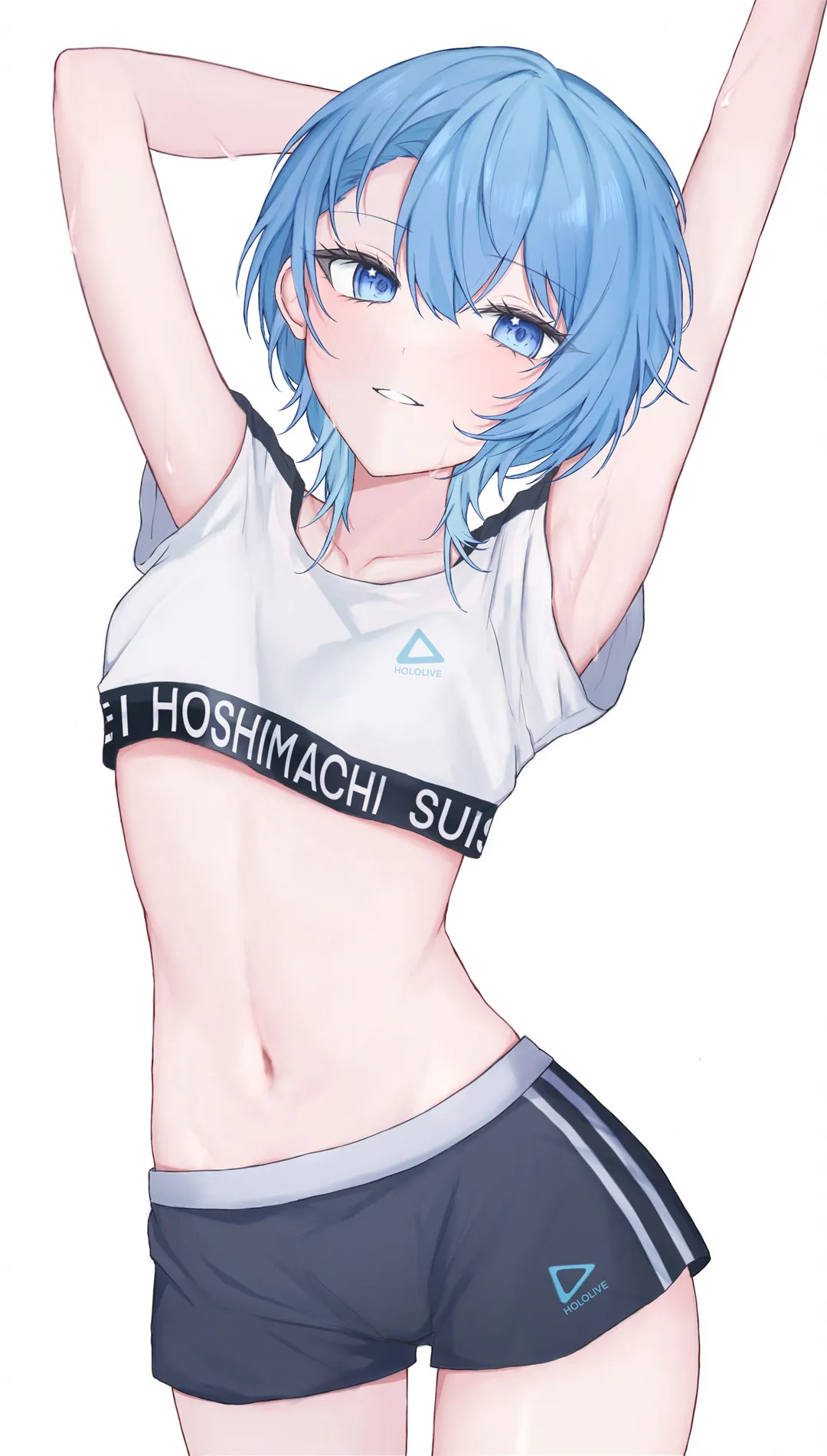 你喜欢蓝色头发美少女吗？