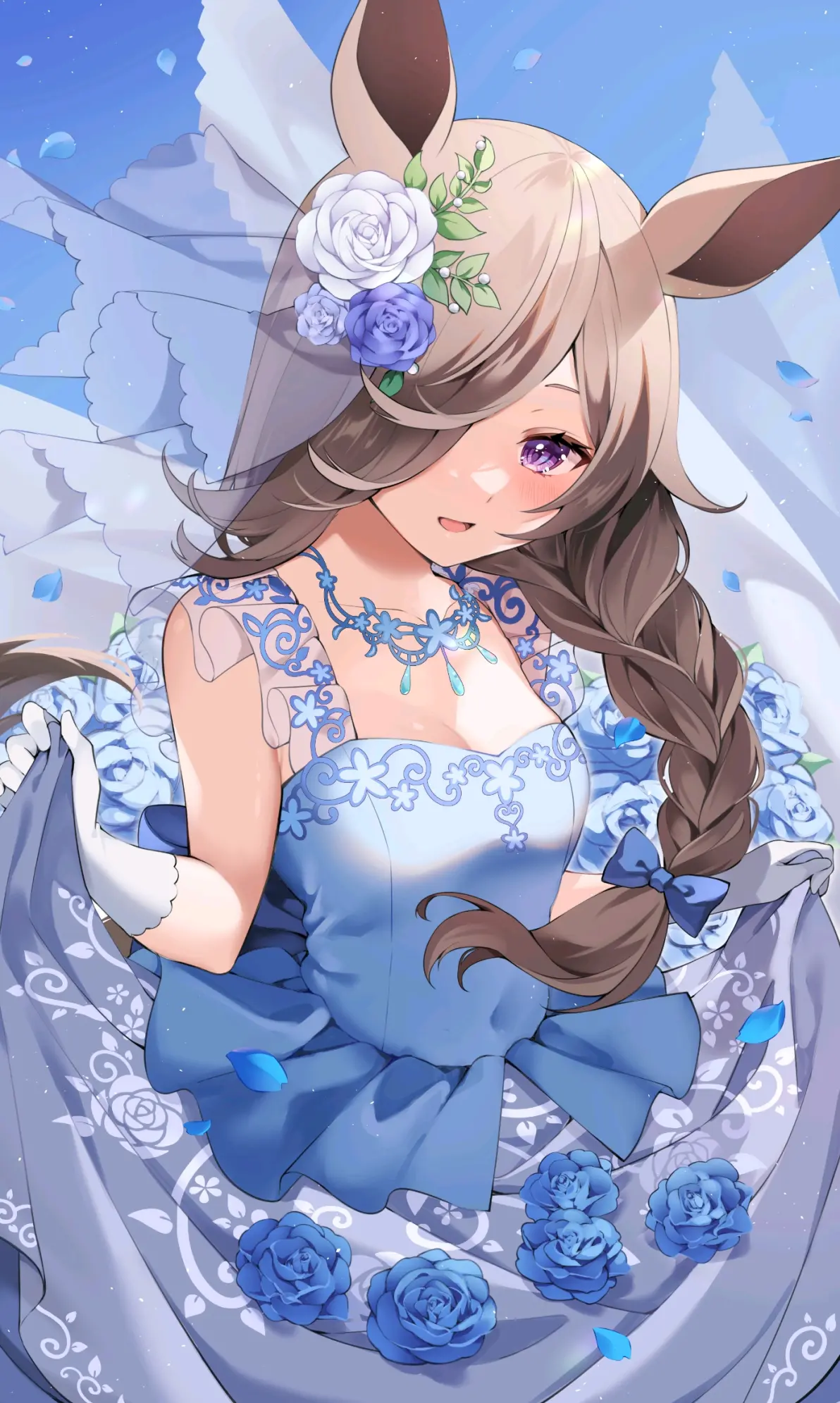 包裹幸福的瞬间♡ – 婚纱插画特辑