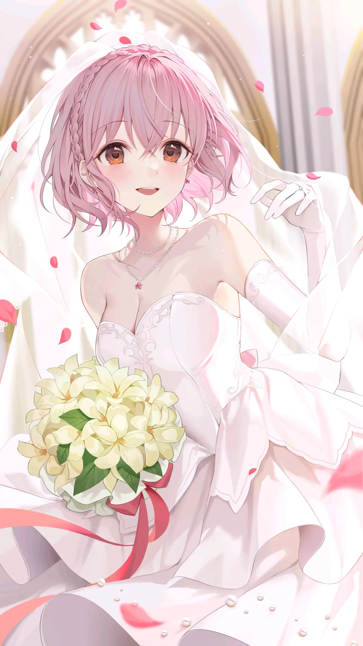 包裹幸福的瞬间♡ – 婚纱插画特辑