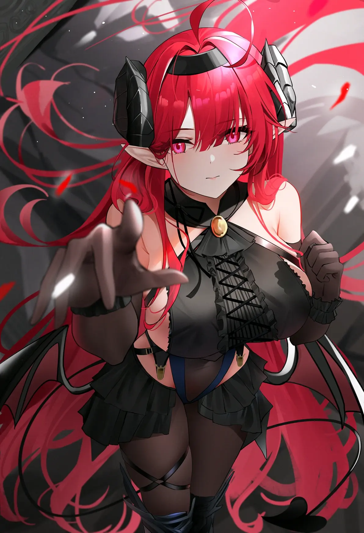 鲜艳又可爱♡ – 红发女子插画特辑