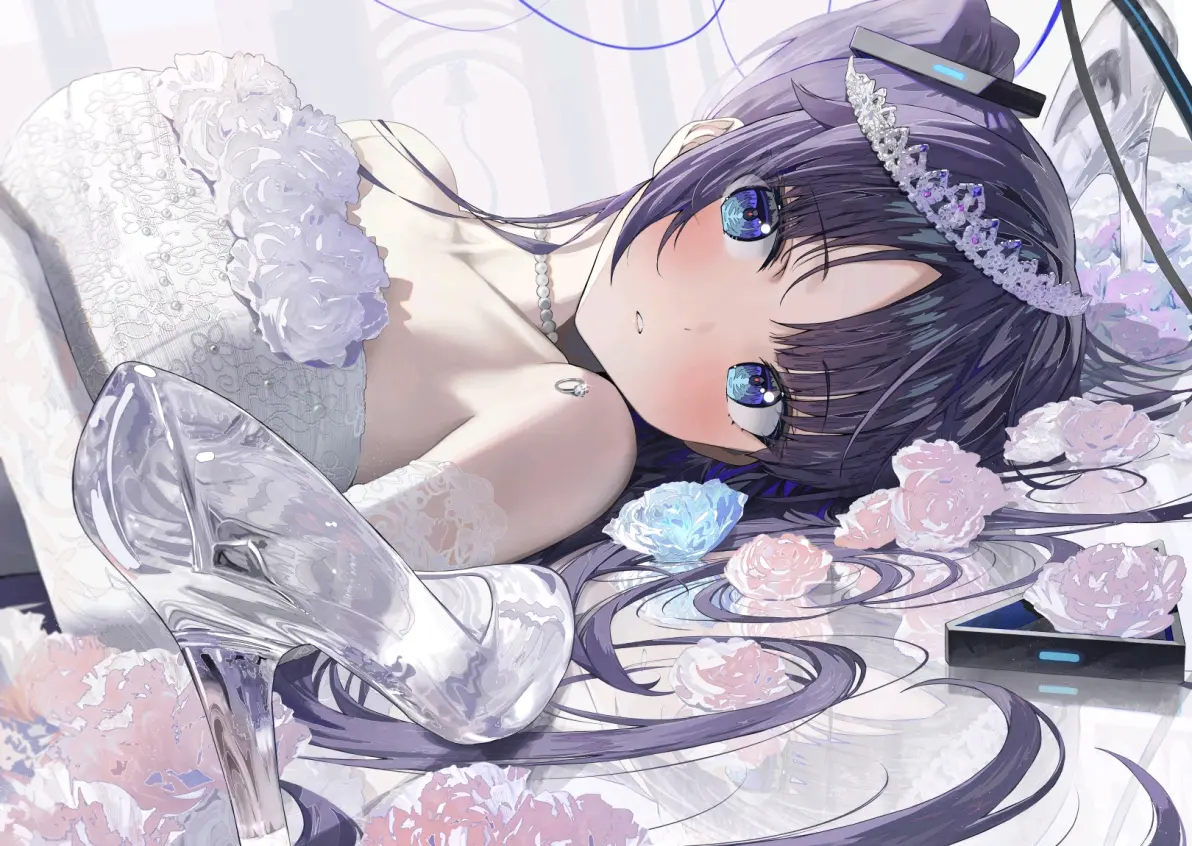 包裹幸福的瞬间♡ – 婚纱插画特辑