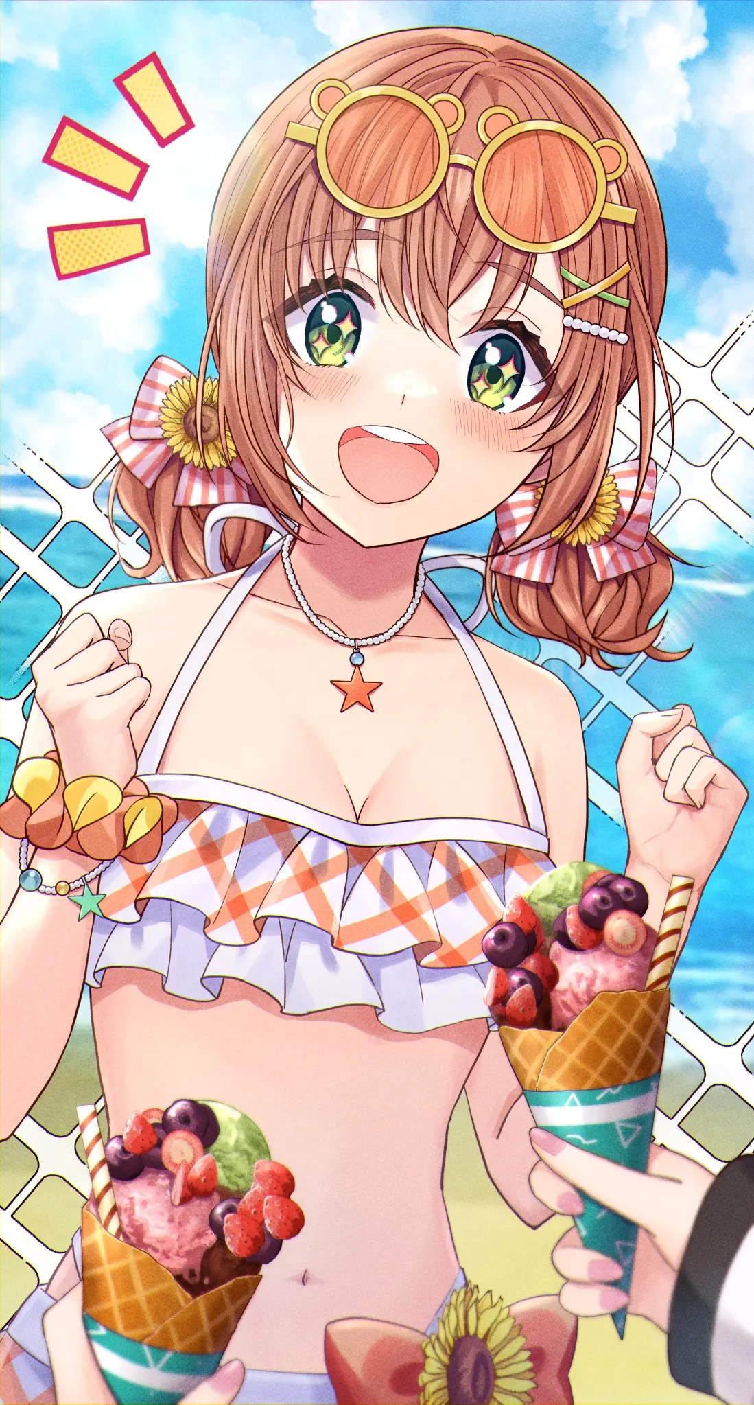 凉爽又甜美♡ – 冰淇淋插画特辑