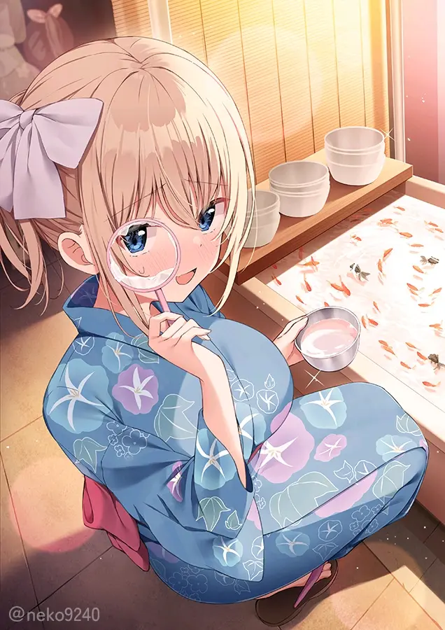夏日风情♡ – 浴衣女子插画特辑
