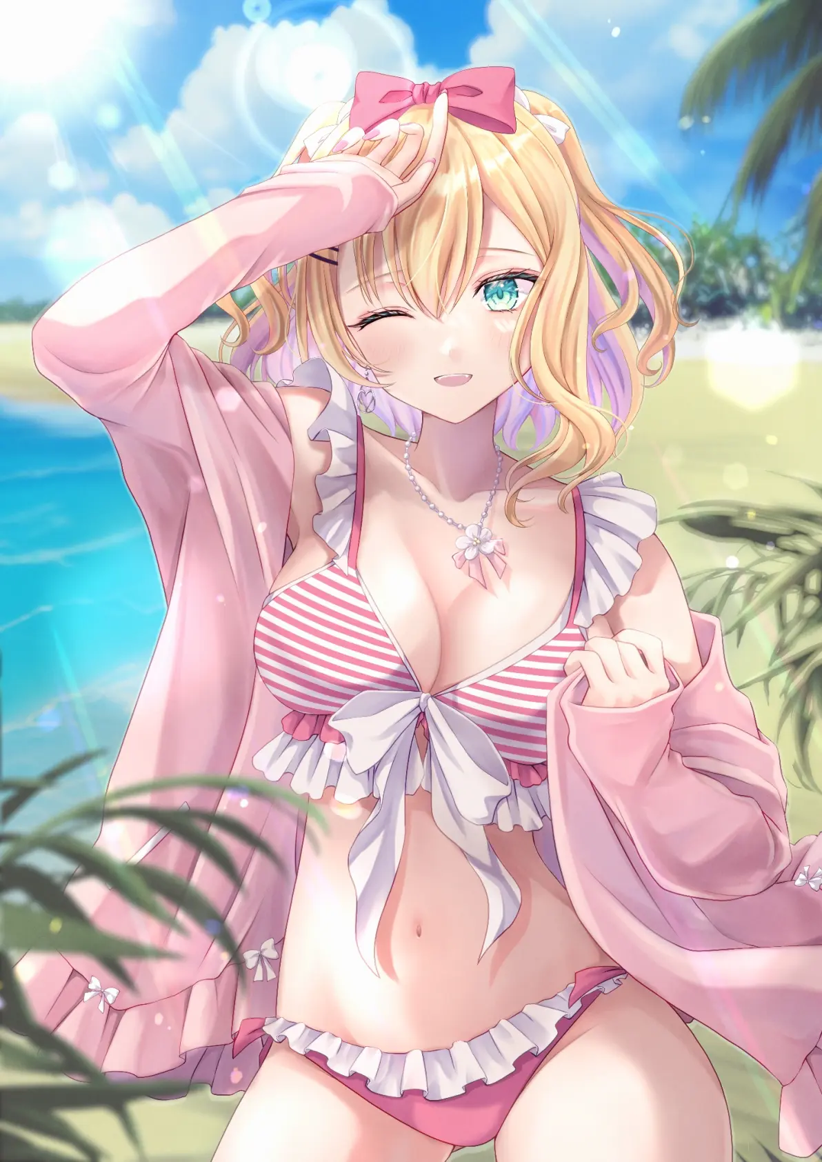 清凉一夏！ – 海边嬉戏插画特辑