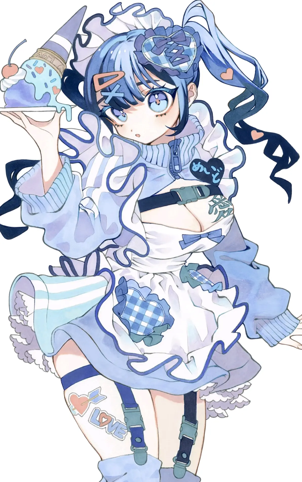 凉爽又甜美♡ – 冰淇淋插画特辑