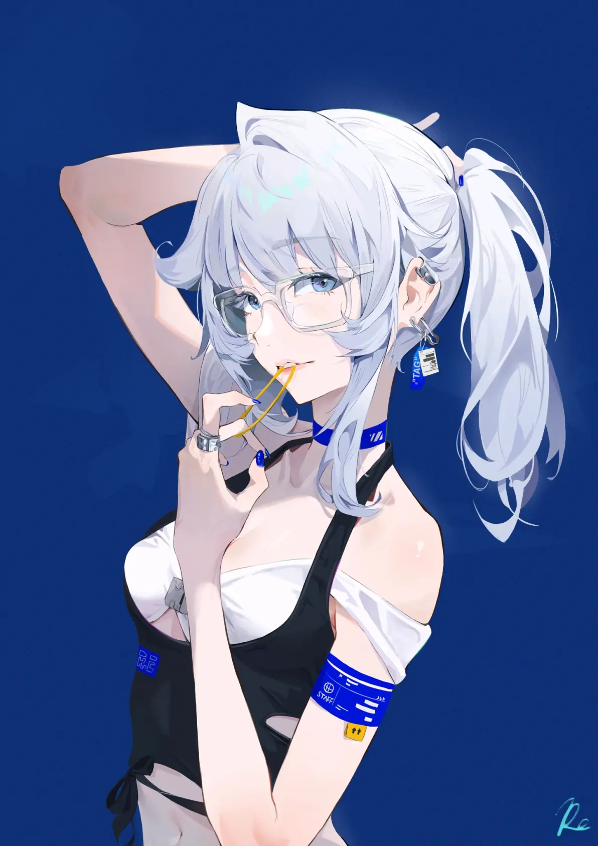 效率至上♪ – 咬着发圈插画特辑