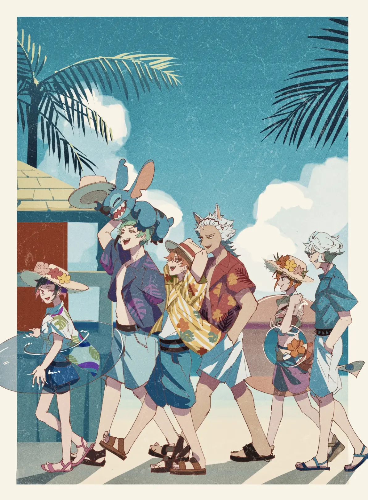 轻便舒适♡ – 凉鞋插画特辑