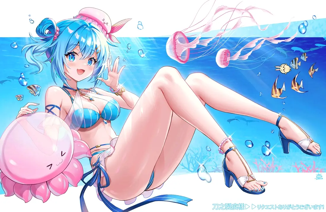 轻便舒适♡ – 凉鞋插画特辑