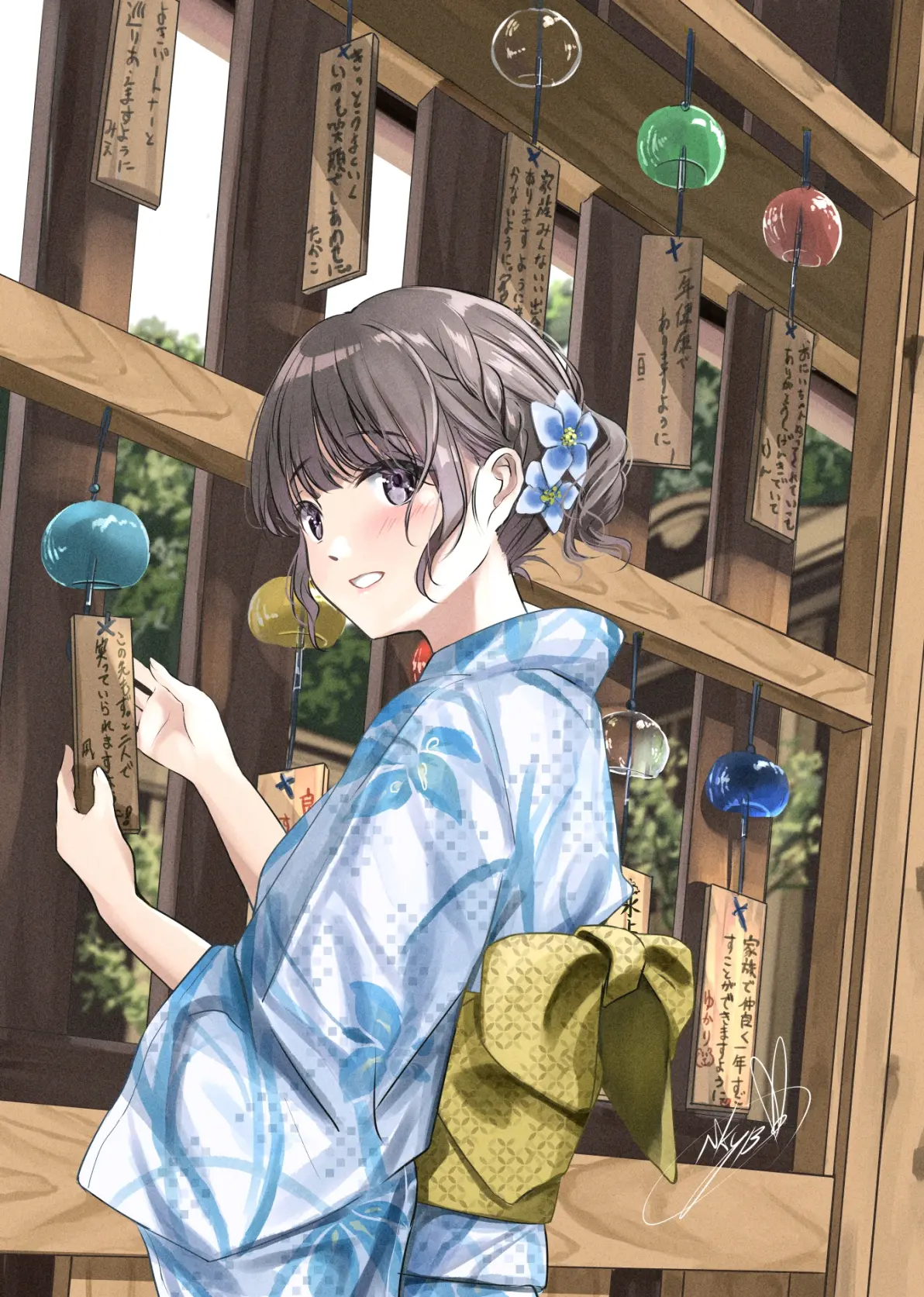 夏日风情♡ – 浴衣女子插画特辑