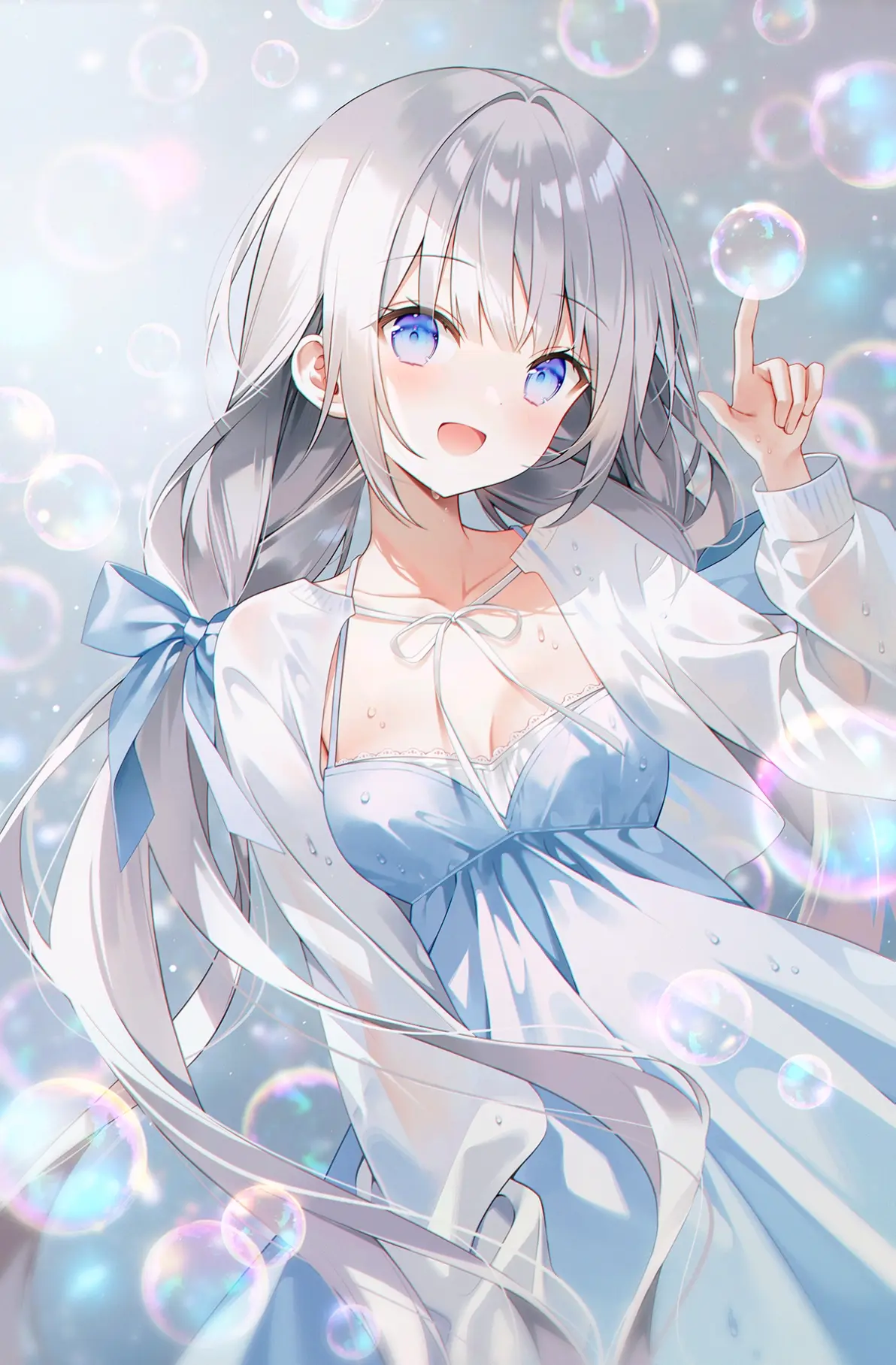 短暂的虹色光辉 – 肥皂泡插画特辑