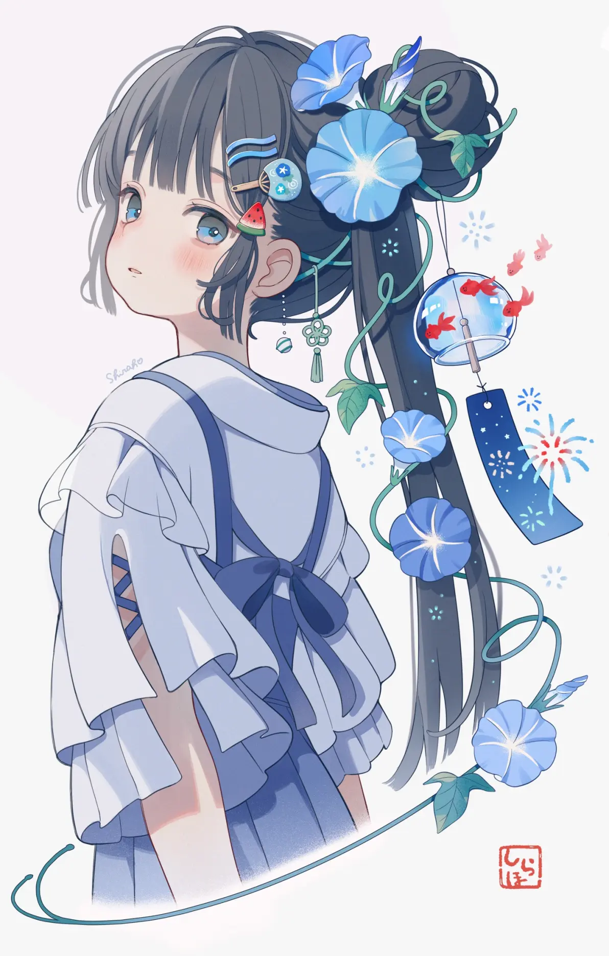 清凉治愈的声音 – 风铃插画特辑