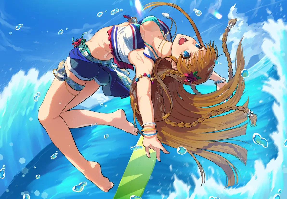 可爱水蓝翻领♡ – 水手凤穿搭插画特辑