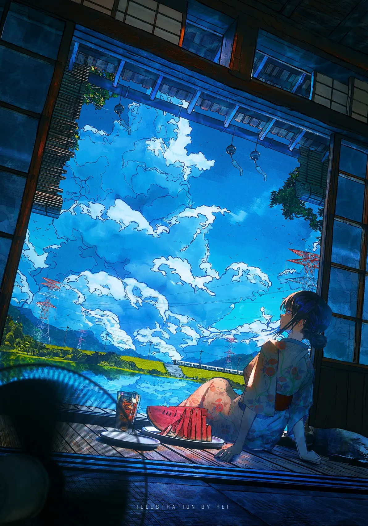 夏日回忆 – 西瓜插画特辑