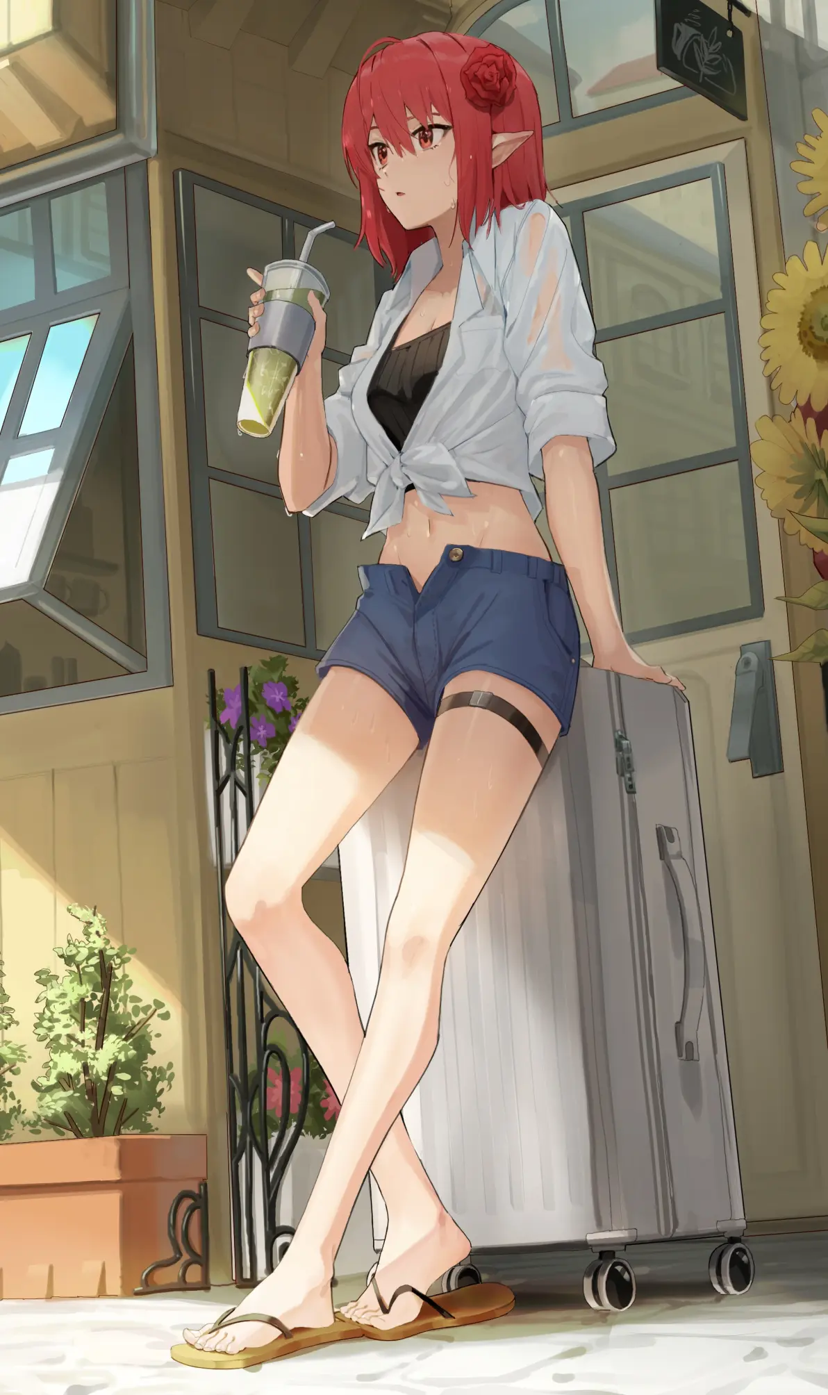 轻便舒适♡ – 凉鞋插画特辑