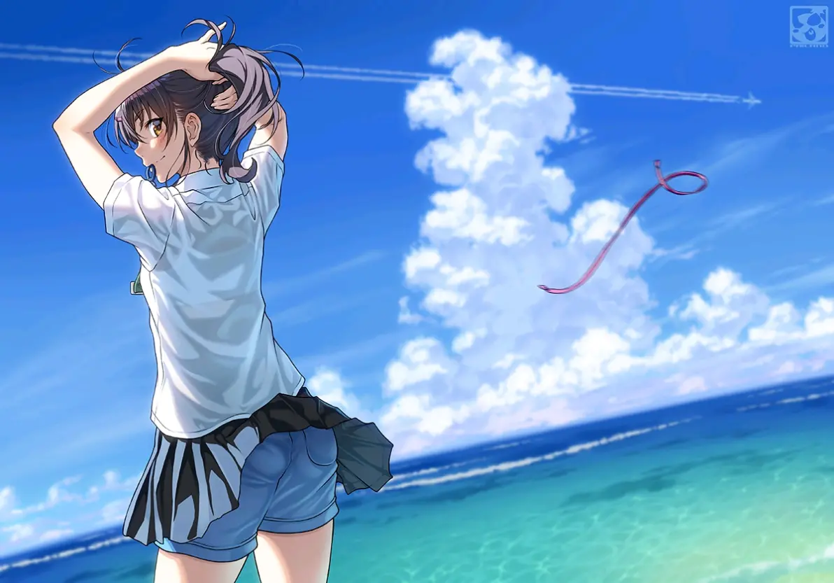 效率至上♪ – 咬着发圈插画特辑