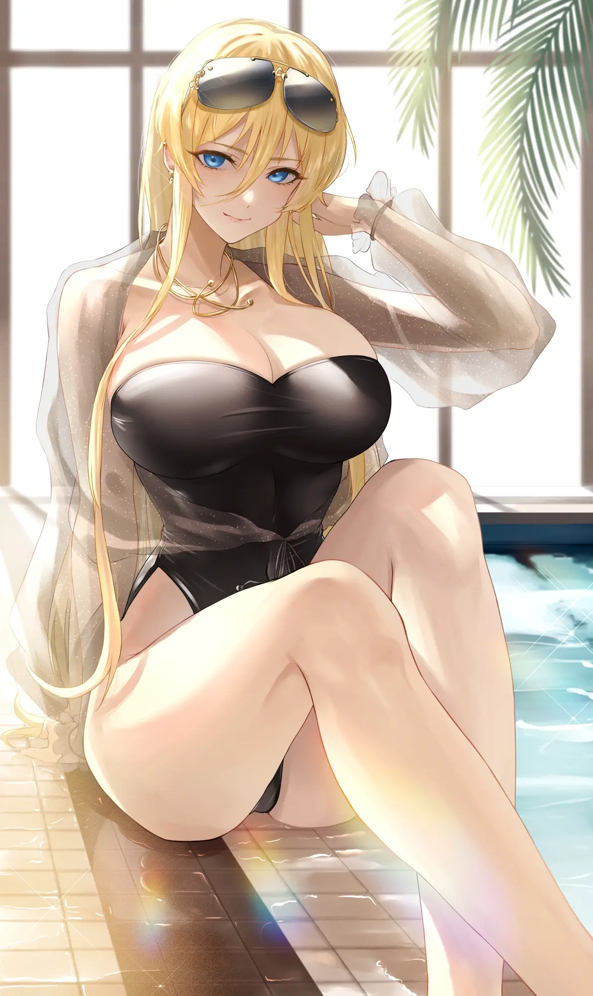 金光闪闪♡ – 金长发女子插画特辑