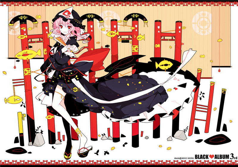 东方project西行寺幽幽子壁纸图包原画插画素材P站同人图合集