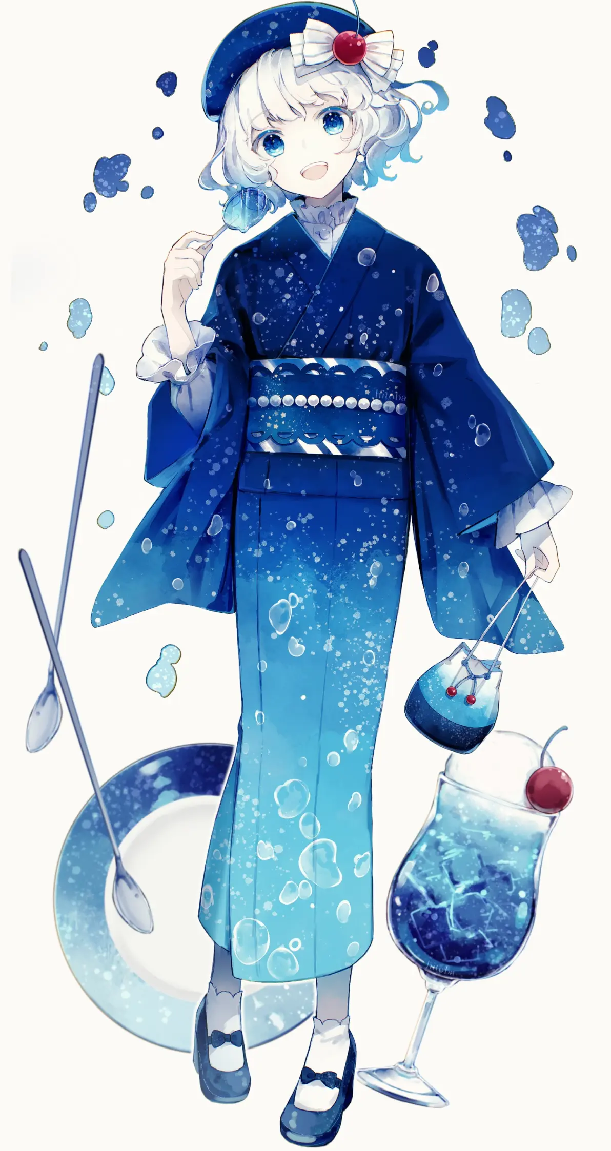 甜蜜又清爽♡ – 冰淇淋汽水插画特辑