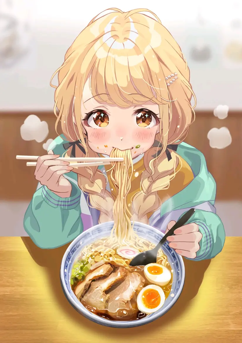 金光闪闪♡ – 金长发女子插画特辑